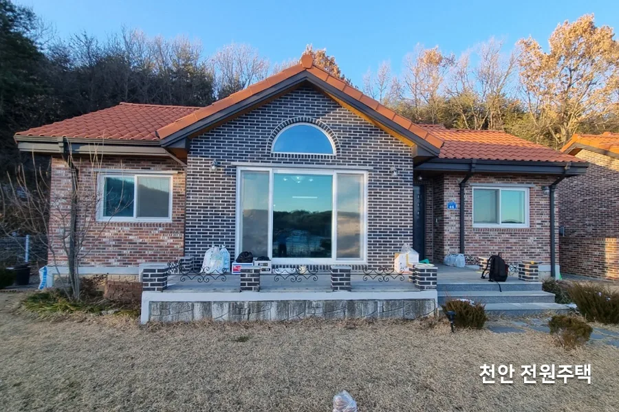 전원주택 정면 외관 전경